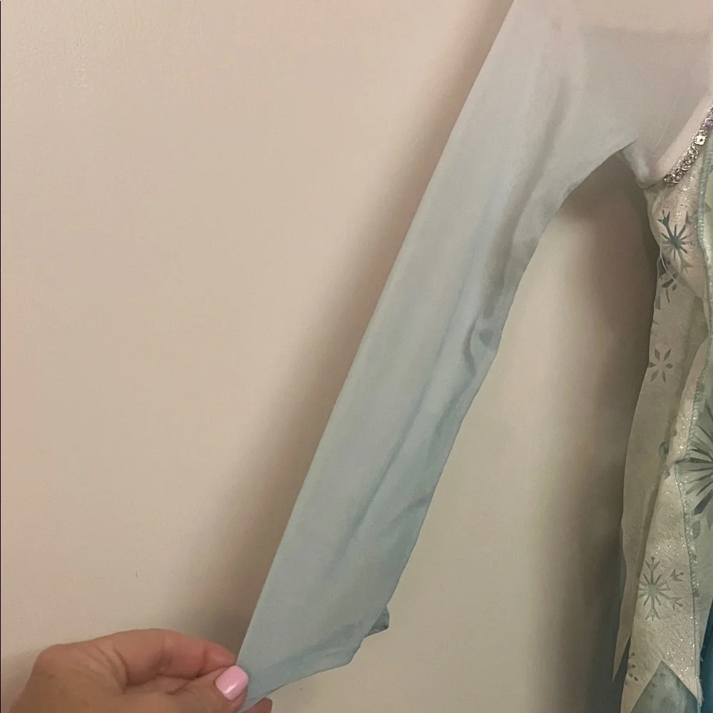 Disney Frozen Blue and Silver Costume Dress Childs size 7/8 - Picture 4 of 14